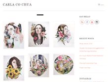 Tablet Screenshot of carlacochua.com
